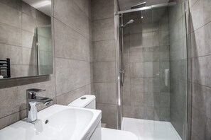 Shower, hair dryer