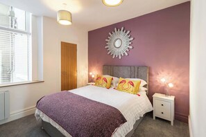 1 bedroom, iron/ironing board, bed sheets