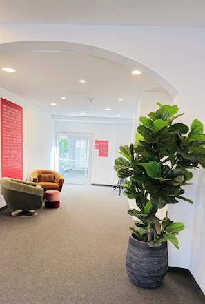 Interior entrance