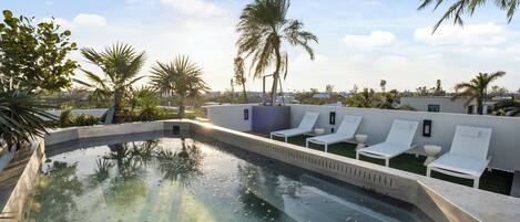 Una piscina climatizada
