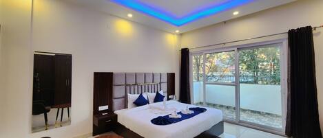 Chambre Premium, balcon, vue montagne