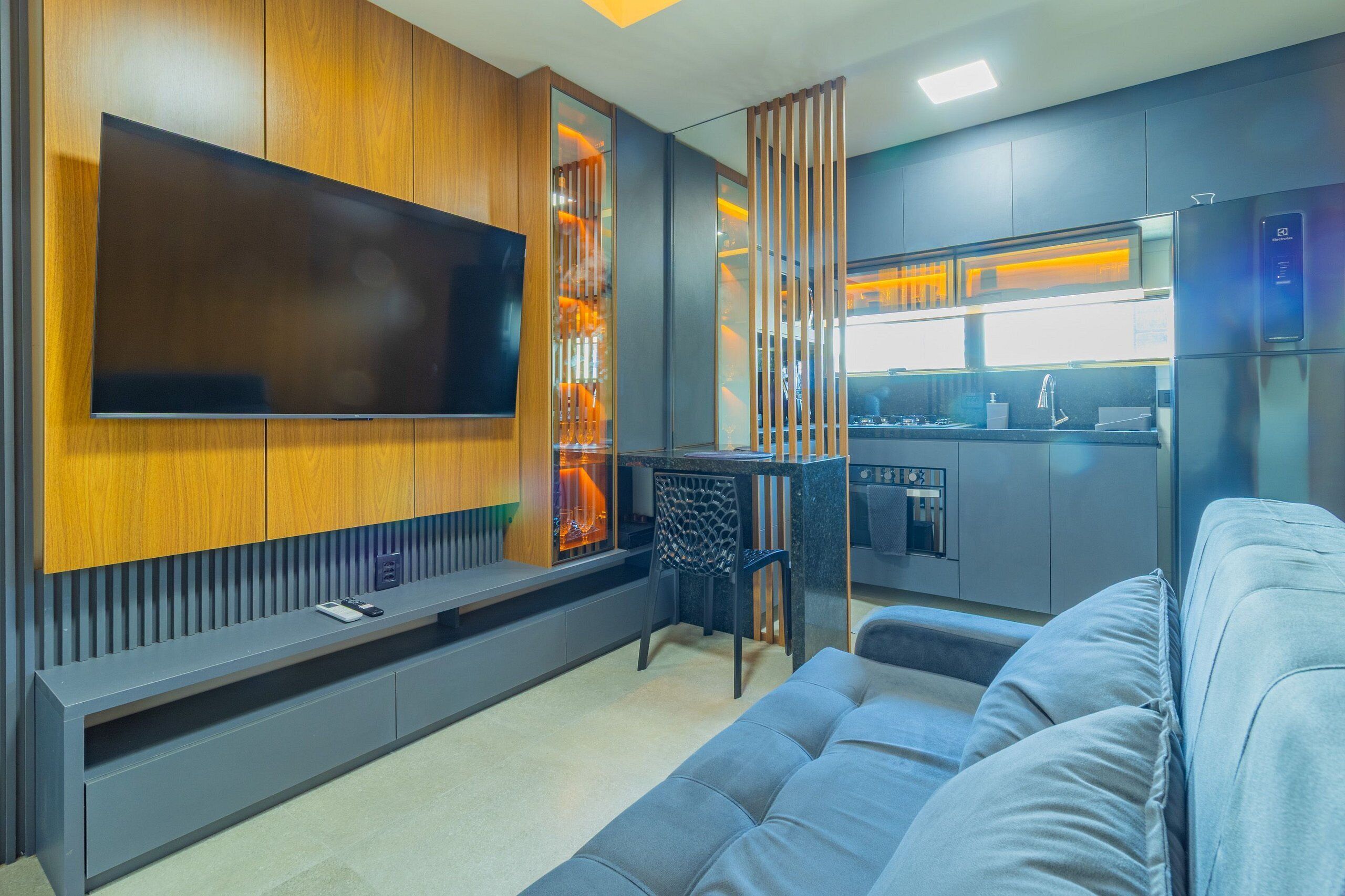Apartamento superluxo | Área de estar | Smart TV