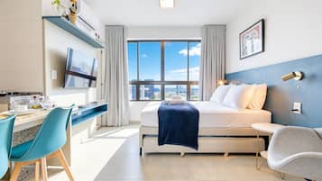 Apartamento conforto | Área de estar | Smart TV