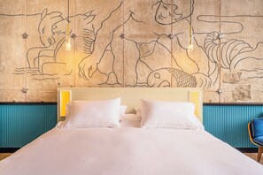 Comfort Room, Sea View | In-room safe, soundproofing, iron/ironing board, free WiFi - Hôtel Atlantic (Wimereux)