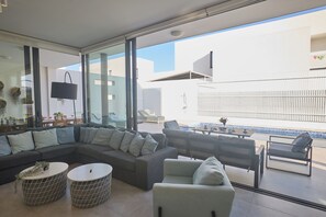 Villa, 3 Bedrooms, Private Pool, Garden View | Living room - Protaras Almaria Villa Alm03 (Paralimni)