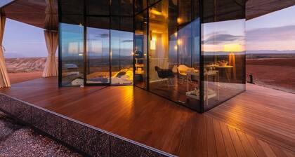 The glass house in the gorafe desert