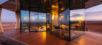The glass house in the gorafe desert