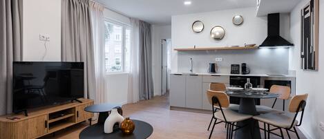 Apartamento | Área de estar | TV LED 32 polegadas com canais digitais