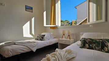 2 makuuhuonetta, ilmainen Wi-Fi, vuodevaatteet