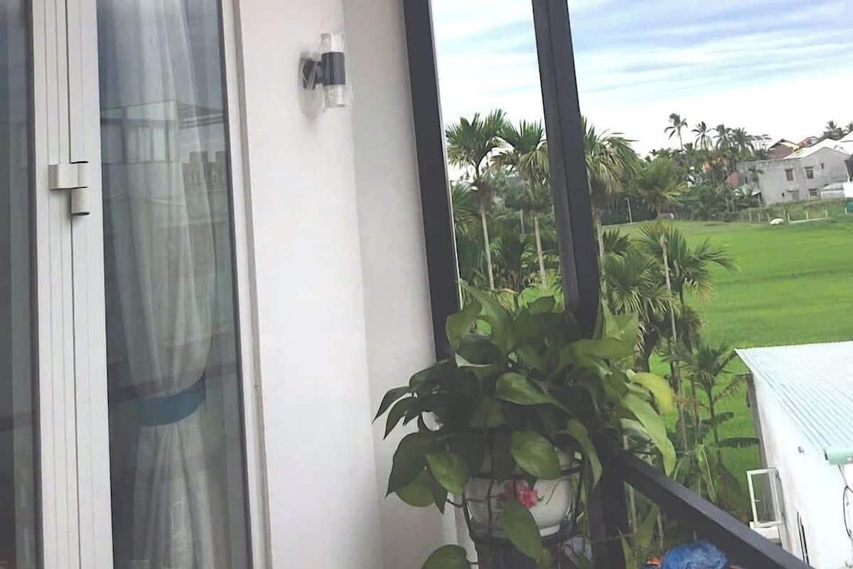 Familien-Dreibettzimmer | Blick vom Balkon