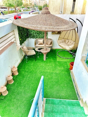 Luxury Villa, 3 Bedrooms, Kitchen, Ground Floor | Terrace/patio