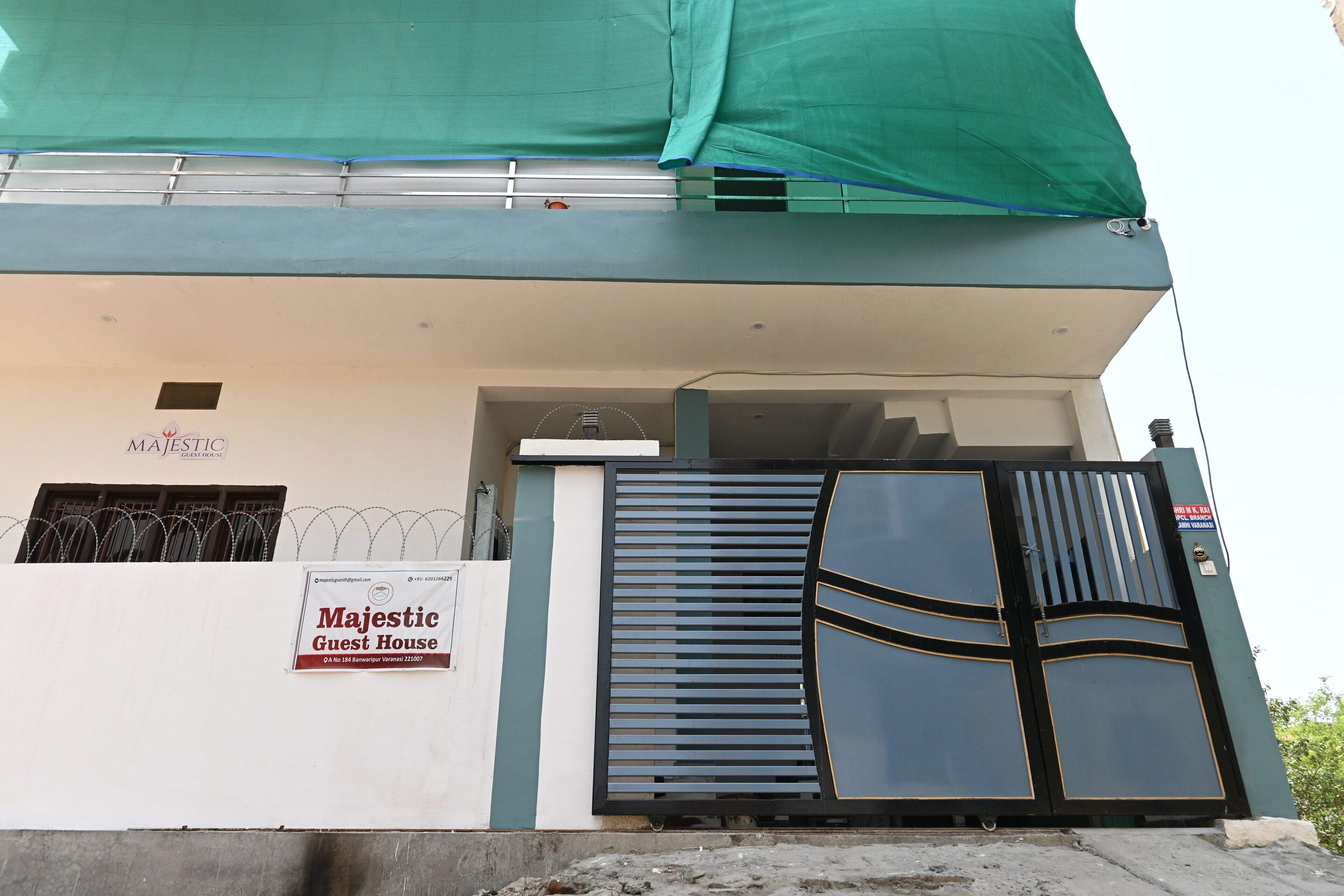 Overnatningsstedets facade