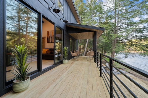 Riverside Lodge, a Modern Adirondack Getaway