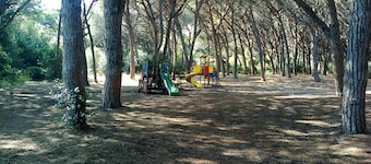 Two-room ground floor apartment with private fenced garden.