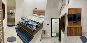 Habitación Deluxe con 1 cama doble o 2 individuales | Tabla de planchar con plancha y wifi gratis