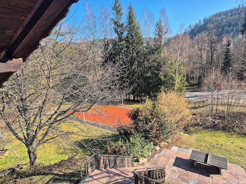 Leisure home "Wilhelm-Kiefer-Haus" with large grounds, fire pit, tennis court