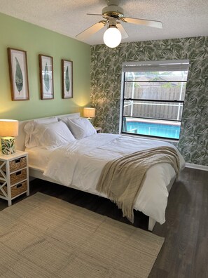 3 chambres, fer et planche à repasser, Wi-Fi, draps fournis