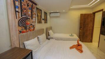 Deluxe-Doppel- oder -Zweibettzimmer, Balkon, Bergblick