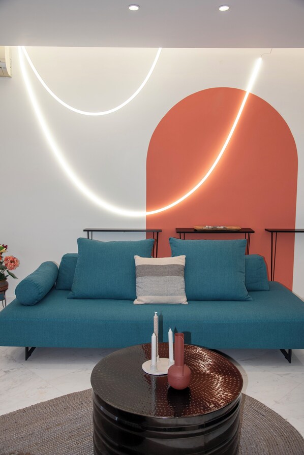 TV connectée, cheminée