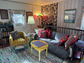 TV connectée, cheminée