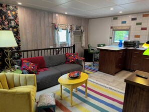 TV connectée, cheminée