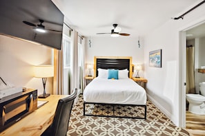 Standard Double Room, 2 Queen Beds, Non Smoking | Pillow-top beds, desk, laptop workspace, blackout curtains