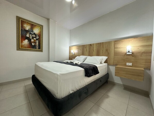 ห้องแฟมิลีดับเบิลสำหรับพักเดี่ยว, 2 ห้องนอน | เครื่องนอนป้องกันสารก่อภูมิแพ้, ห้องพักตกแต่งอย่างมีเอกลักษณ์