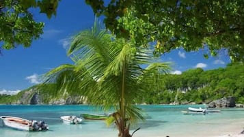 Sun loungers, beach towels