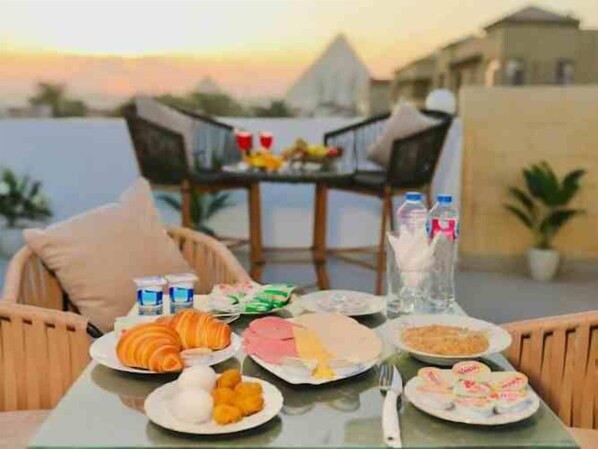 Frokostbuffé er inkludert hver dag