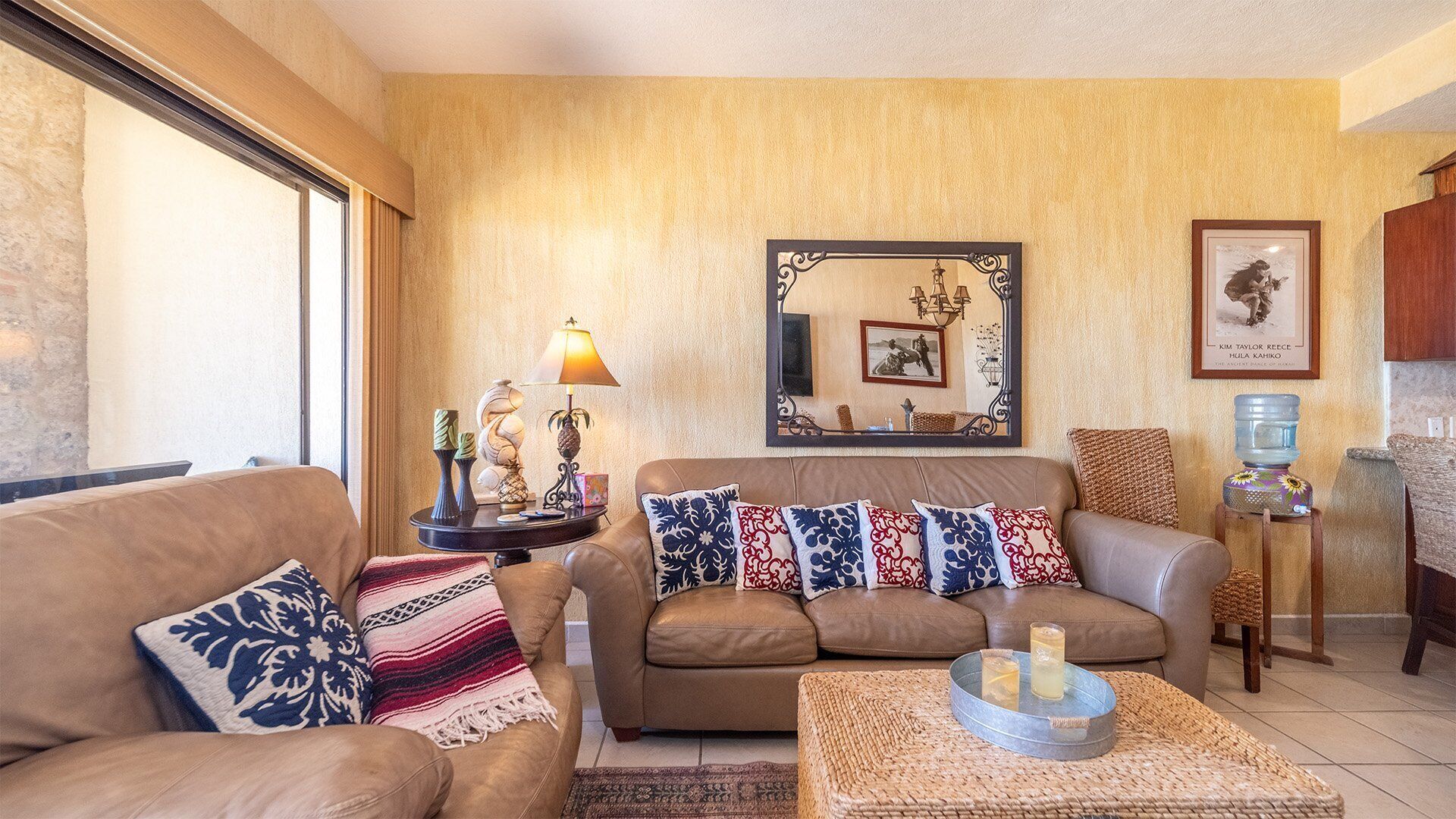 Condo, 1 King Bed with Sofa bed, Patio, Ocean View (109) | Living area