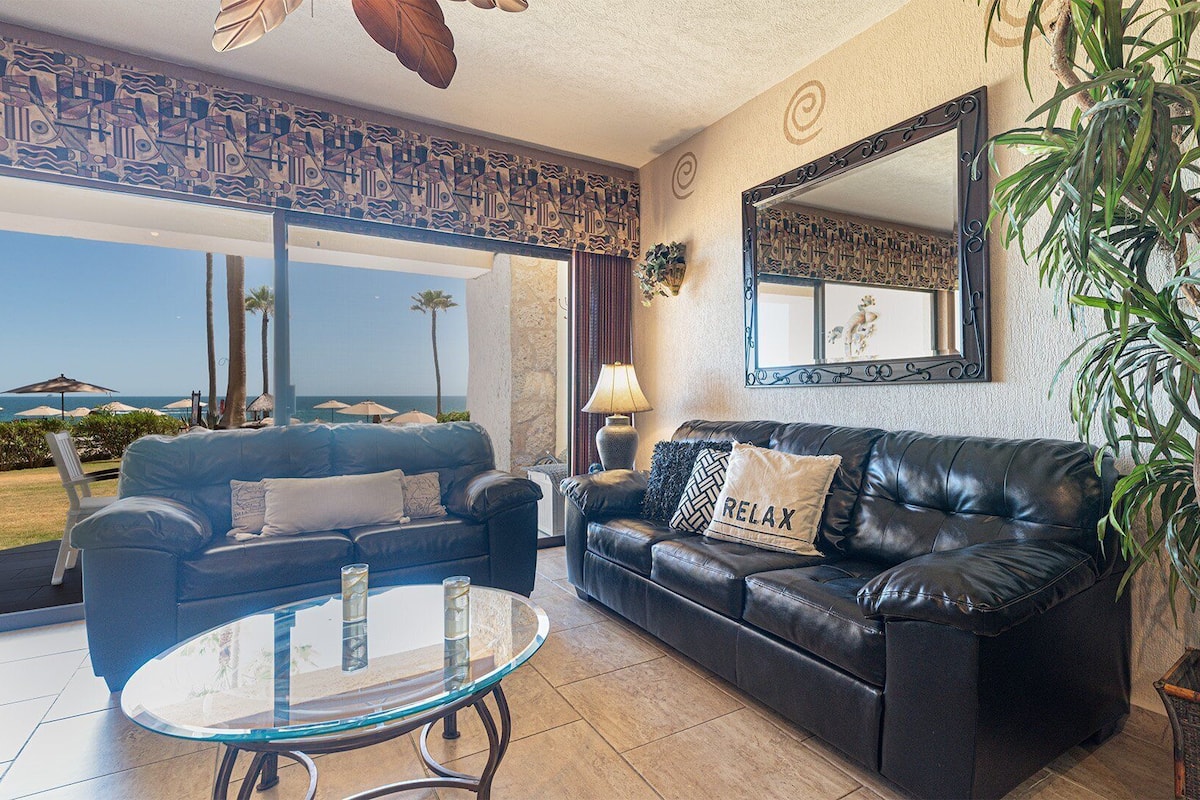 Apartment, 1 King-Bett und Schlafsofa, Terrasse, Meerblick (111)