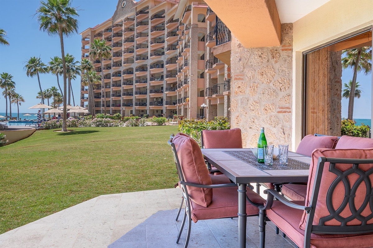 Apartamento, varias camas, balcón, vistas al mar (106) | Restaurante al aire libre