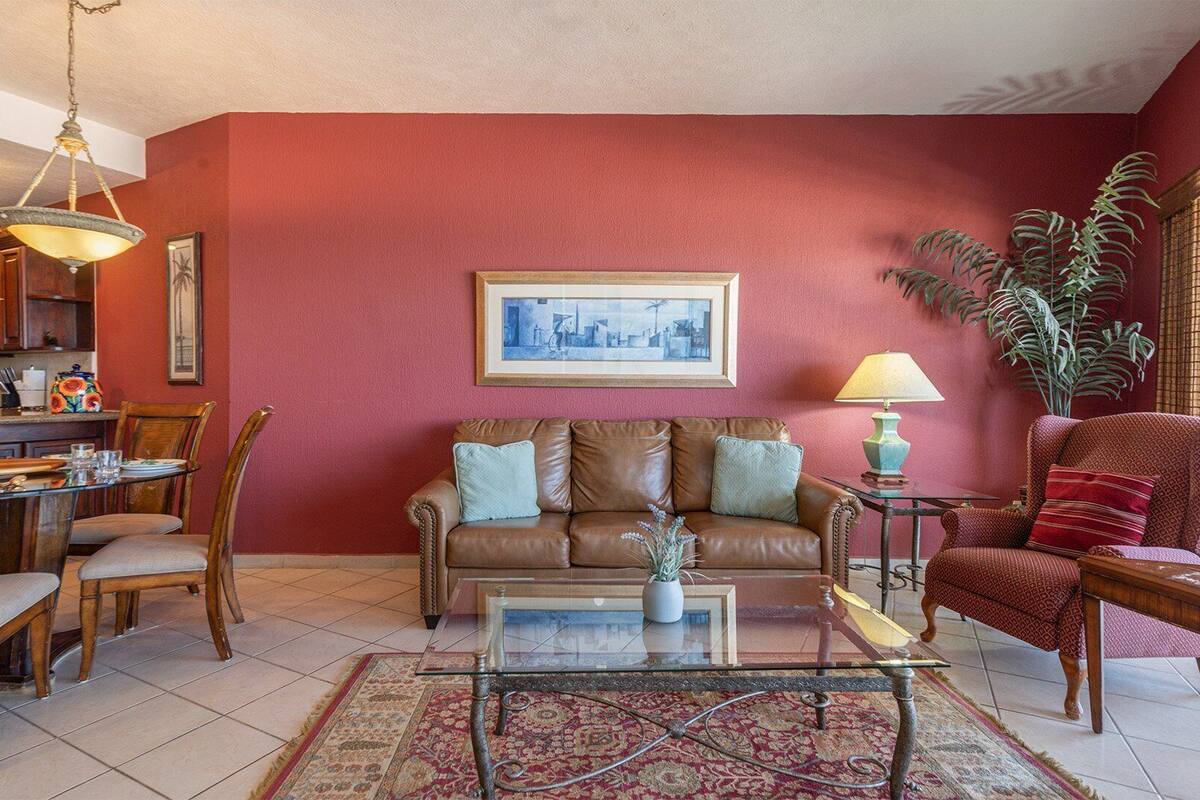 Condo, Multiple Beds, Balcony, Ocean View (305) | Living area | MP3 dock