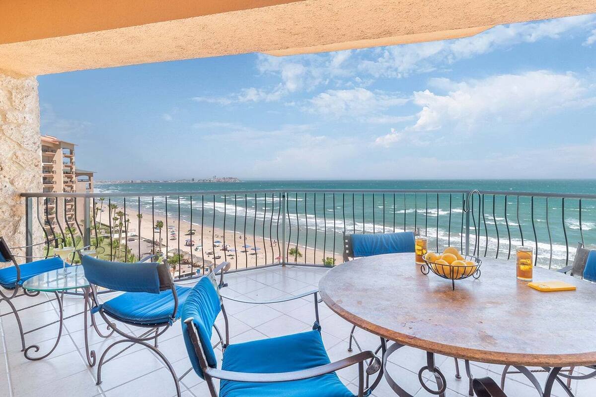 Apartment, Mehrere Betten, Balkon, Meerblick (705) | Speisen im Freien