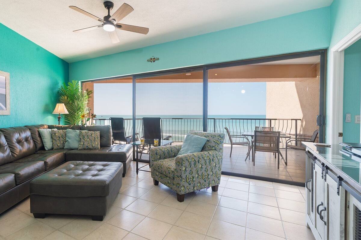 Appartement, Meerdere bedden, balkon, uitzicht op zee (602) | Woonruimte | Een mp3-dock