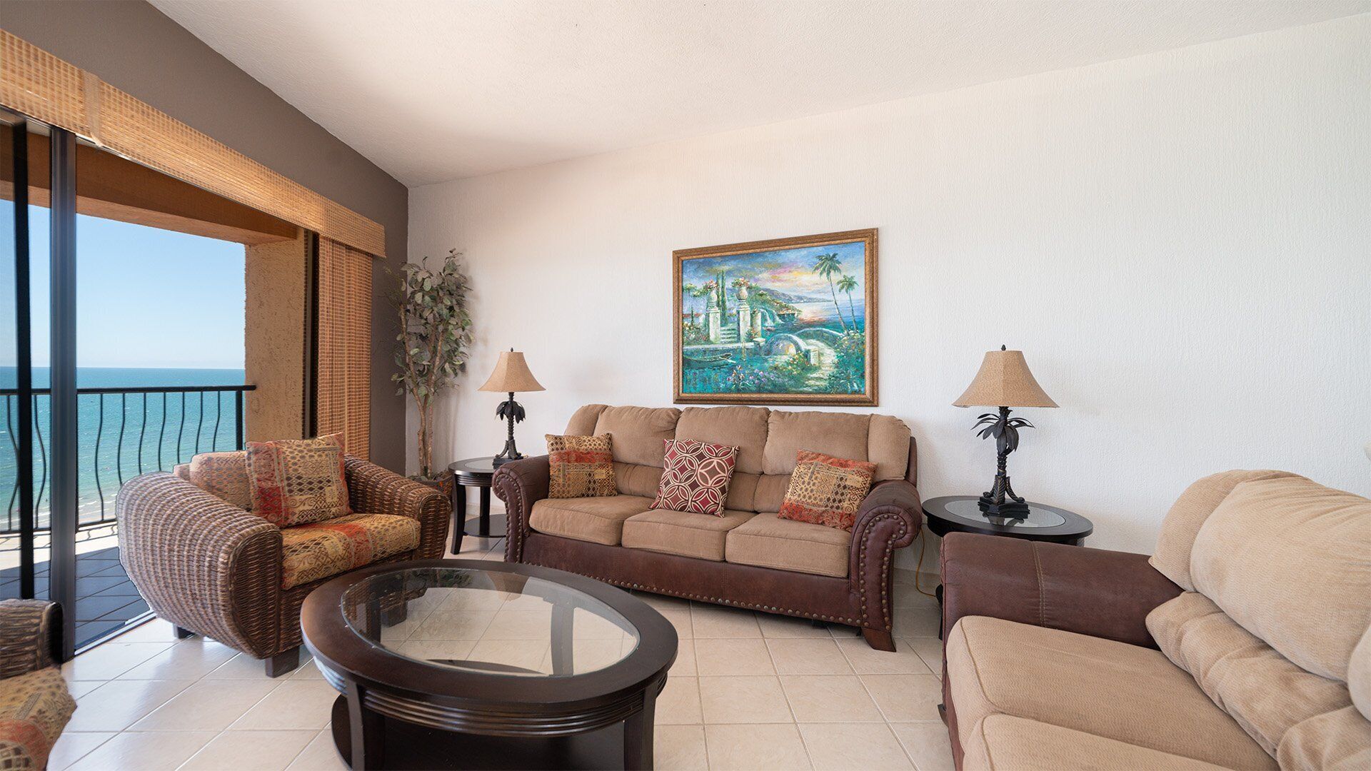 Condo, Multiple Beds, Balcony, Ocean View (901) | Living area