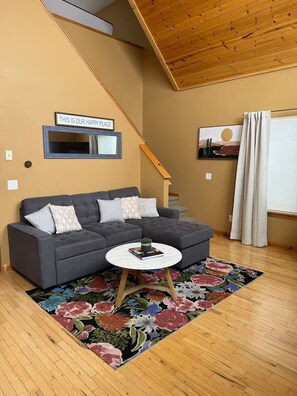 Smart TV, DVD player, books