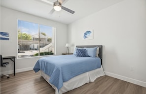 2 bedrooms, desk, iron/ironing board, free WiFi