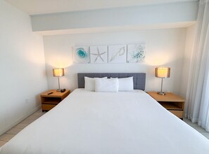 2 bedrooms, desk, iron/ironing board, travel crib