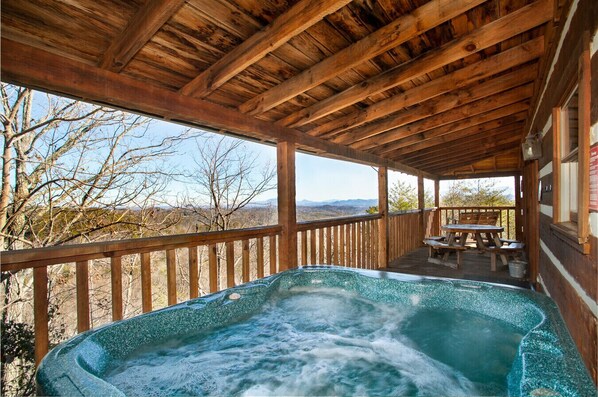 Bain à remous extérieur