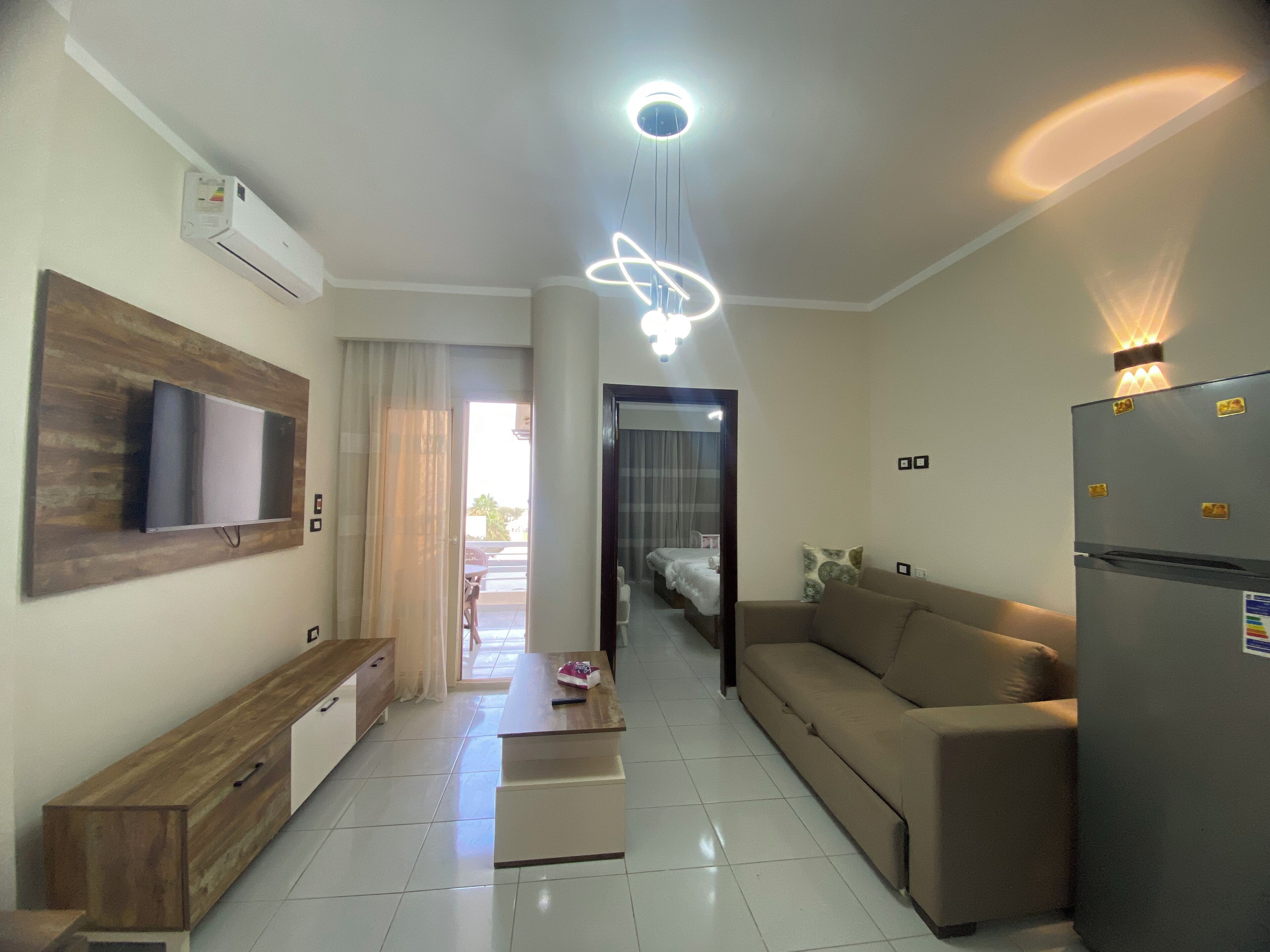 Family Apartment, Sea View | Living area