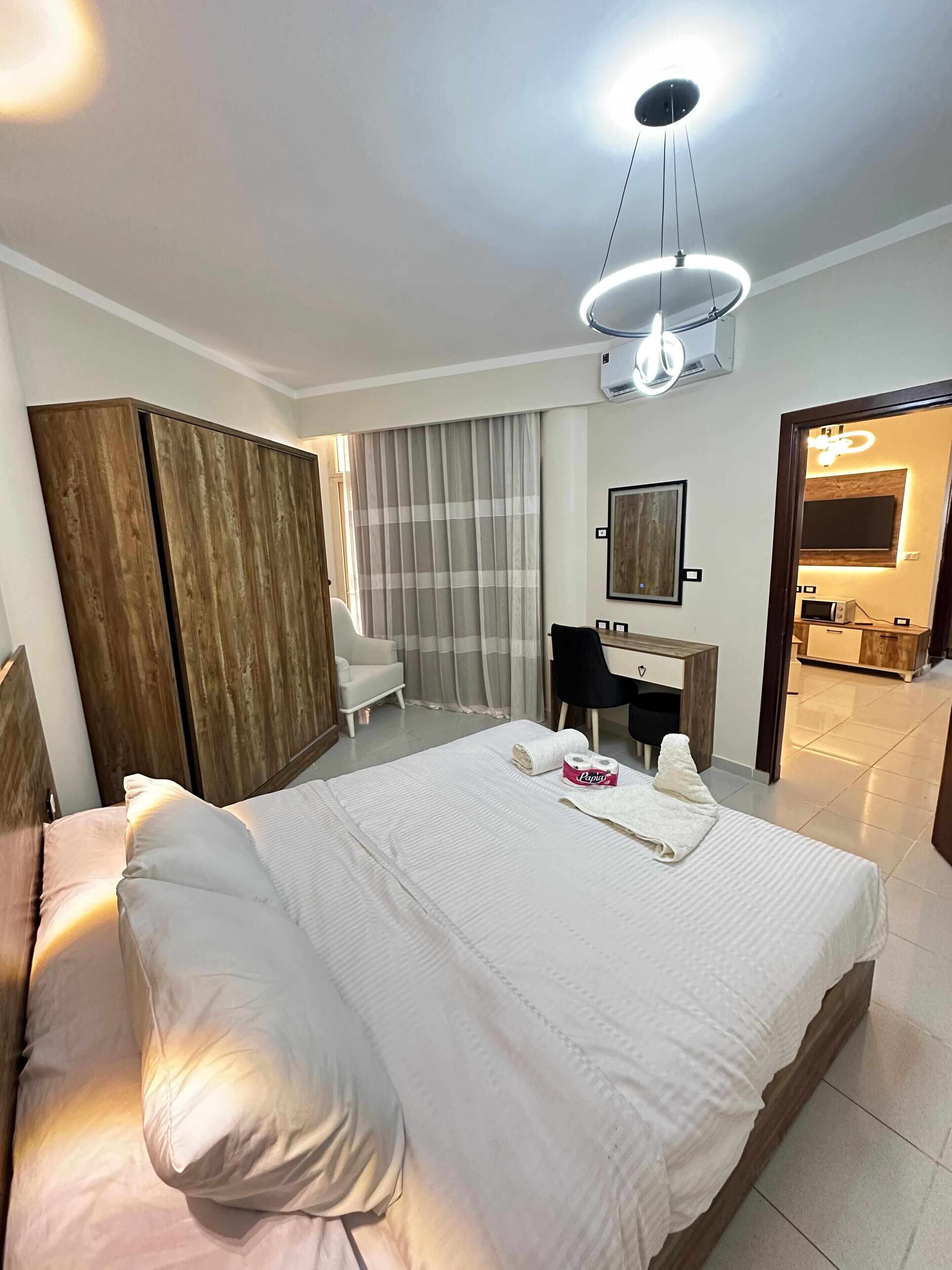 Superior Apartment, Partial Sea View | Desk, laptop workspace, free WiFi