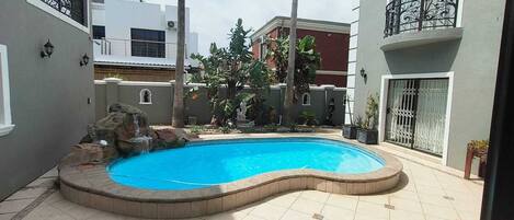 Una piscina climatizada