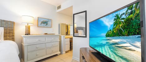 2 habitaciones, tabla de planchar con plancha, cuna de viaje y wifi