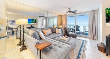 ☀️Wow Oceanfront Views 2BR-2BA Condo Ponce Inlet King Suite, Pool Stunning Views☀️
