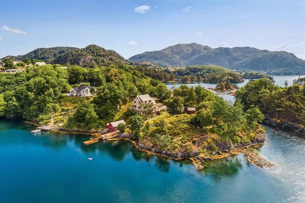 منظر من الجو على ارتفاع عالٍ