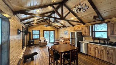 Cozy mountain cabin walk to ski area! 