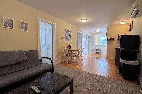 Smart TV. Island Pond Apartment on VAST Trail – 2BR, 1BA