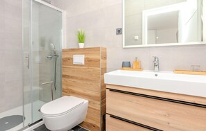 Shower, hair dryer - Cozy apartment in Privlaka with WiFi (Privlaka)
