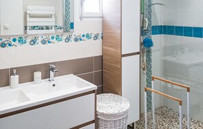 Shower, hair dryer